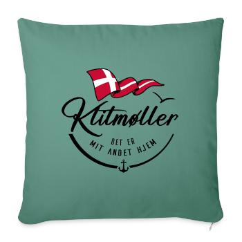 KLITMÖLLER - Ma deuxième maison - b - Coussin et housse de 45 x 45 cm - vert sapin - Devant