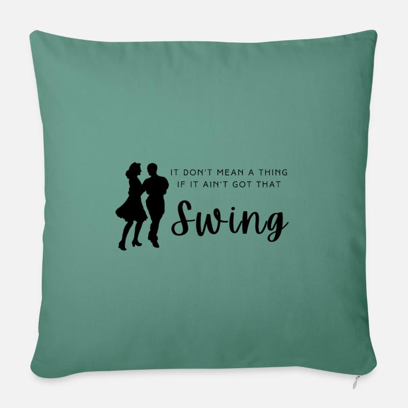 It don't mean a thing if it ain't got that Swing - Sofakissen mit Füllung 45 x 45 cm - Tanngrün