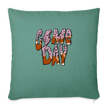 Game Day Football - Sofa pillow with filling 45cm x 45cm - cypress green - Front