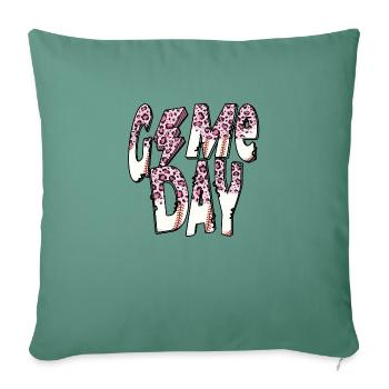 Game Day Baseball - Sofa pillow with filling 45cm x 45cm - cypress green - Front