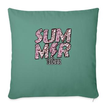 Summer Vibes - Sofa pillow with filling 45cm x 45cm - cypress green - Front