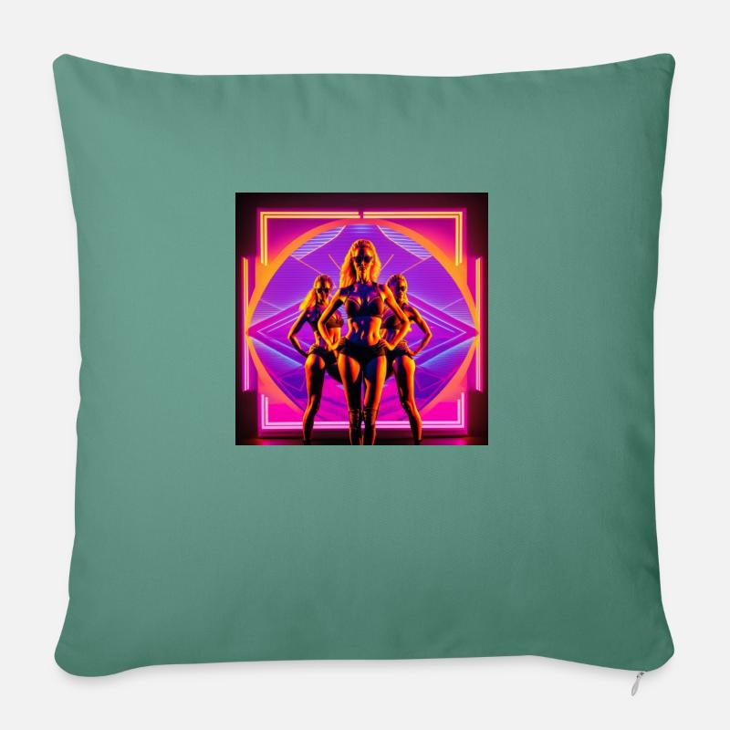 Babes - Sofakissen mit Füllung 45 x 45 cm - Tanngrün