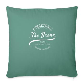 Borough Sports Line - Bronx - whtprnt - Sofa pillow with filling 45cm x 45cm - cypress green - Front