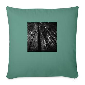 in the forest - Sofa pillow with filling 45cm x 45cm - cypress green - Front