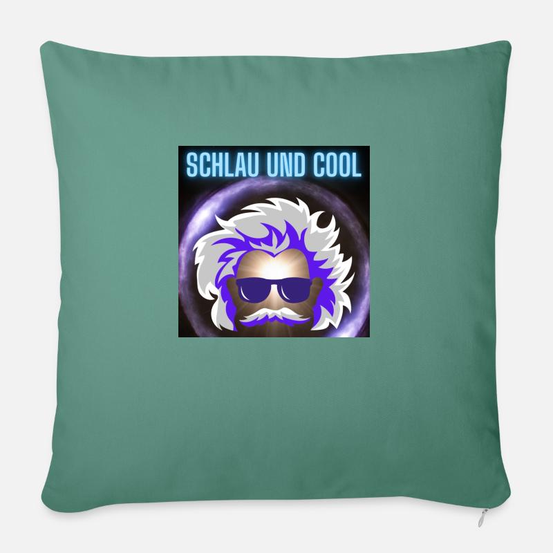 Schlau - Sofakissen mit Füllung 45 x 45 cm - Tanngrün