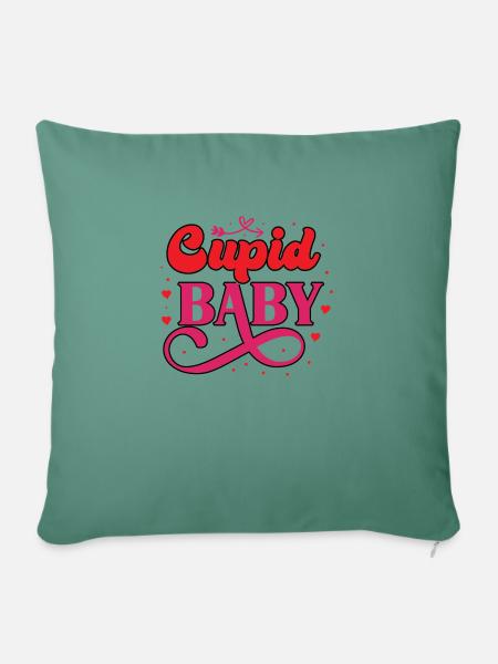 Cupid baby - Sofakissen mit Füllung 45 x 45 cm - Tanngrün