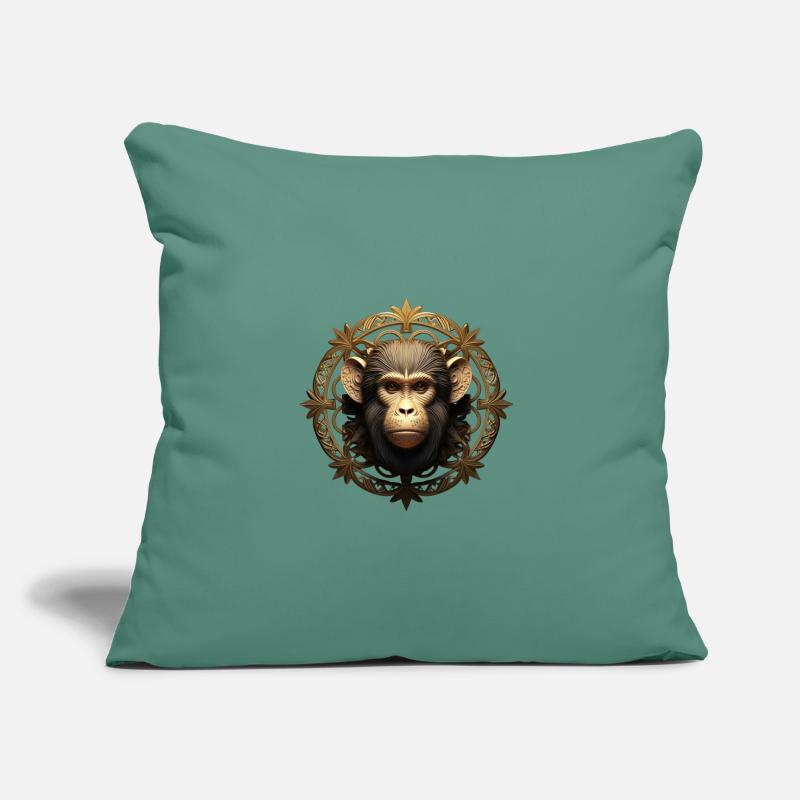 Monkey Logo Coussin et housse de 45 x 45 cm