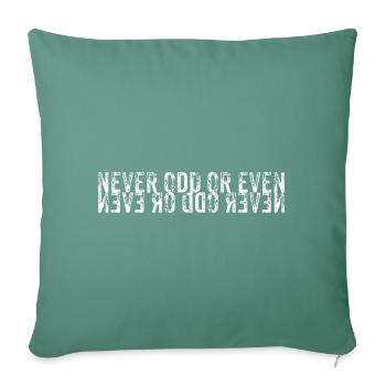Never Odd Or Even - Sofa pillow with filling 45cm x 45cm - cypress green - Front