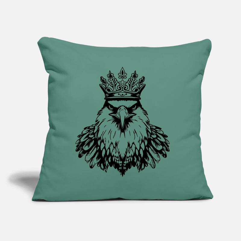 Eagle Crown King Sofa pillow with filling 45cm x 45cm