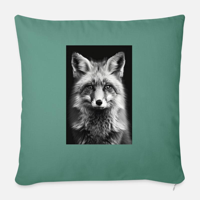 Fuchs - Sofakissen mit Füllung 45 x 45 cm - Tanngrün