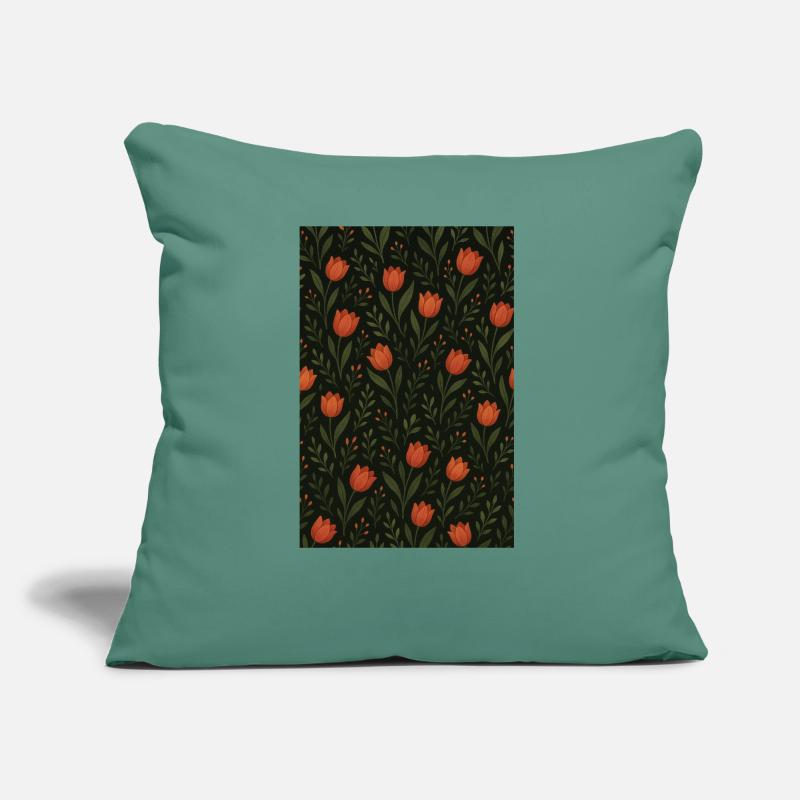 Tulip Pattern Sofa pillow with filling 45cm x 45cm