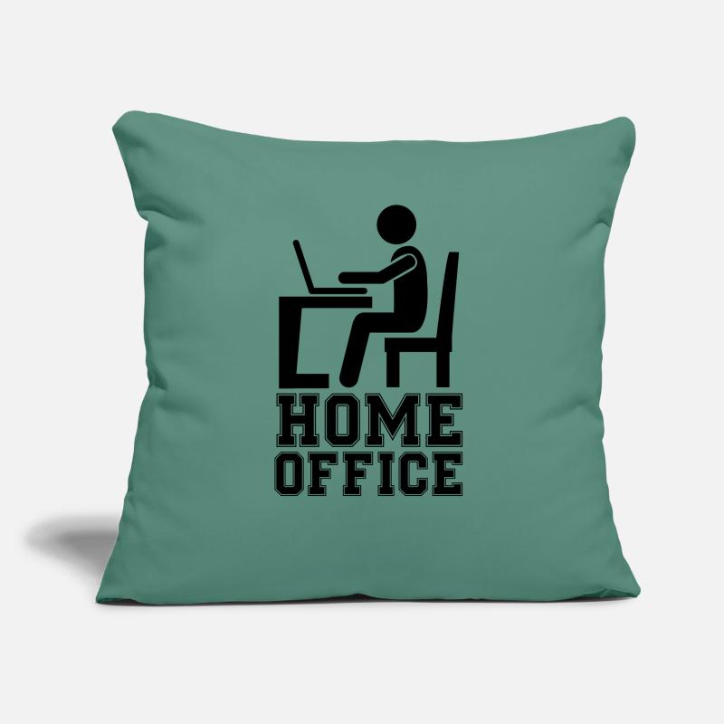 computer work home office Sofa pillow with filling 45cm x 45cm
