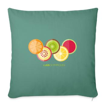 Olympus Juice - Sofa pillow with filling 45cm x 45cm - cypress green - Front