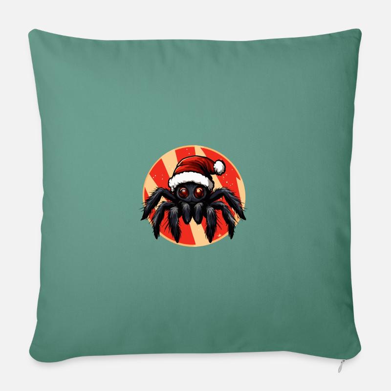 Tarantula Weihnachten X-Mas - Sofakissen mit Füllung 45 x 45 cm - Tanngrün