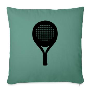 raquette de padel - Coussin et housse de 45 x 45 cm - vert sapin - Devant