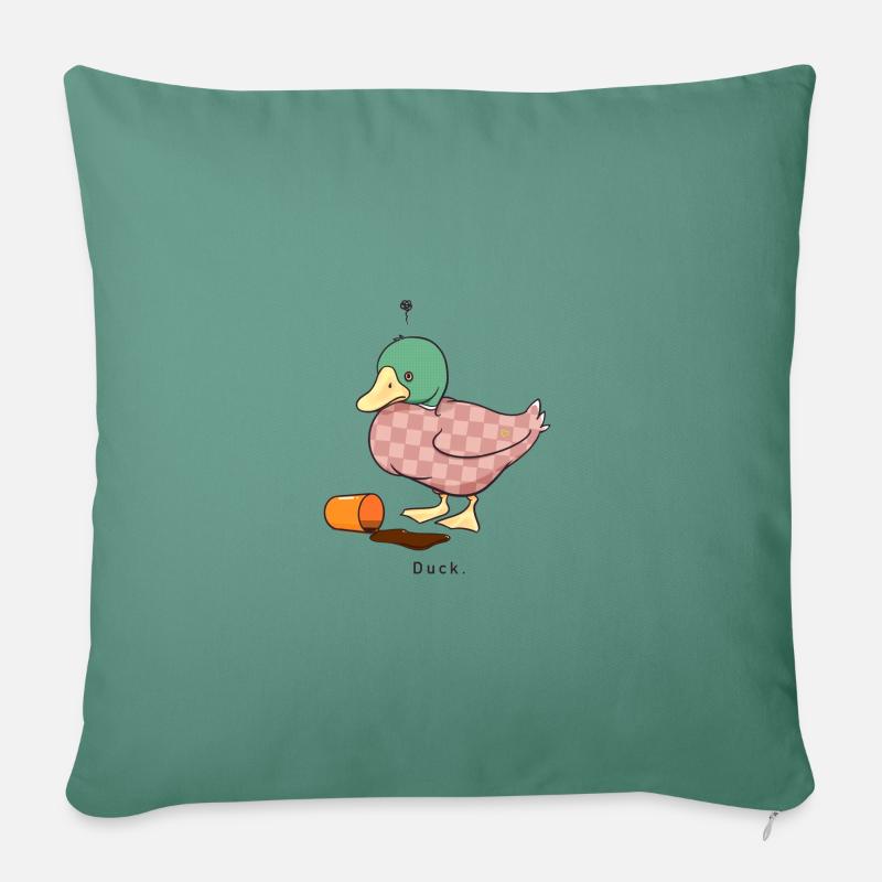 Duck. - Sofakissen mit Füllung 45 x 45 cm - Tanngrün