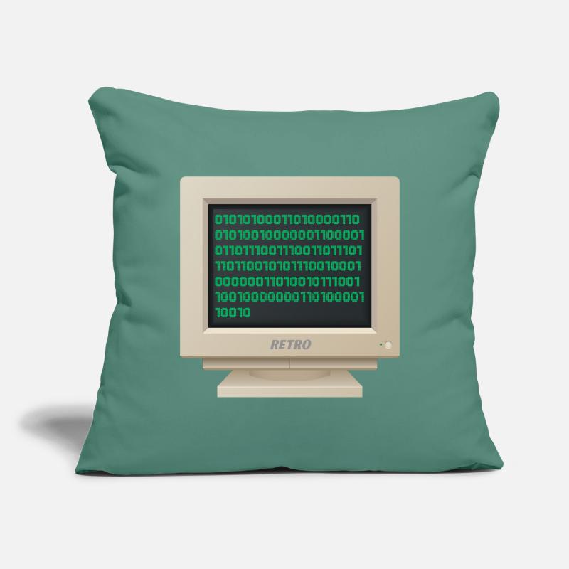CRT - Binary Code Sofa pillow with filling 45cm x 45cm