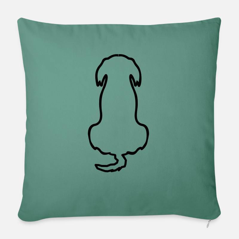 Bester Freund - Sofakissen mit Füllung 45 x 45 cm - Tanngrün