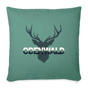 Odenwald neutral - Sofakissen mit Füllung 45 x 45 cm - Tanngrün - Vorne