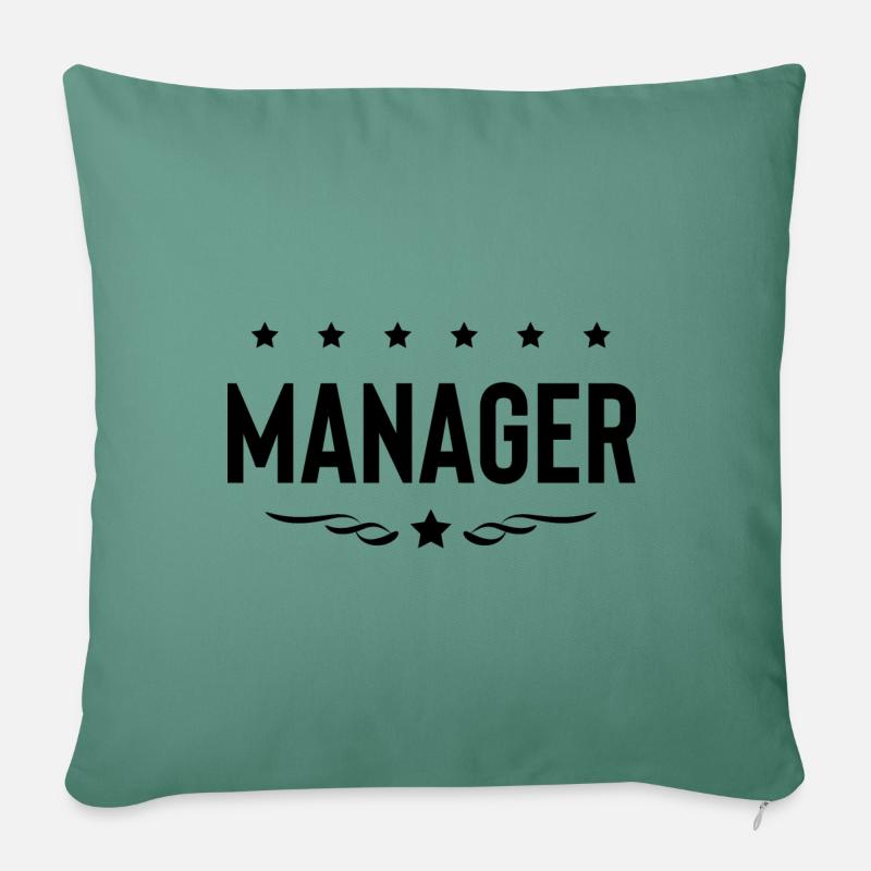 Manager Beruf - Sofakissen mit Füllung 45 x 45 cm - Tanngrün
