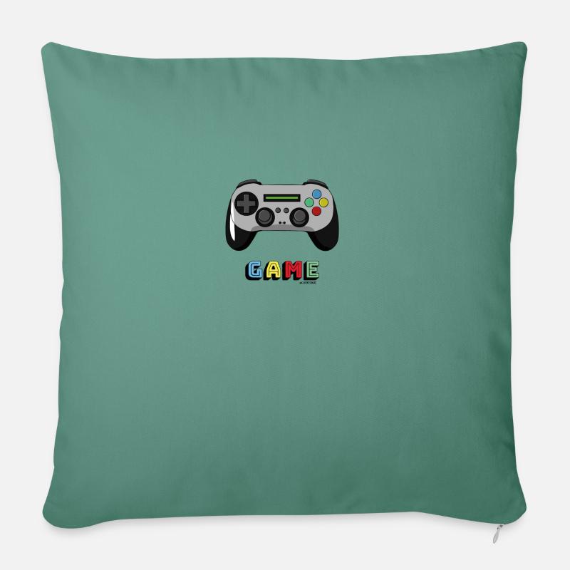 Spiel 3 Controller - Sofakissen mit Füllung 45 x 45 cm - Tanngrün