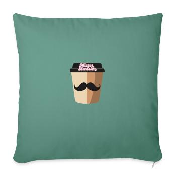 Mister Barister Cup - Sofakissen mit Füllung 45 x 45 cm - Tanngrün - Vorne