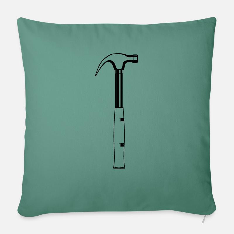 Hammer - Sofakissen mit Füllung 45 x 45 cm - Tanngrün