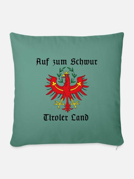 Auf zum Schwur - Sofakissen mit Füllung 45 x 45 cm - Tanngrün
