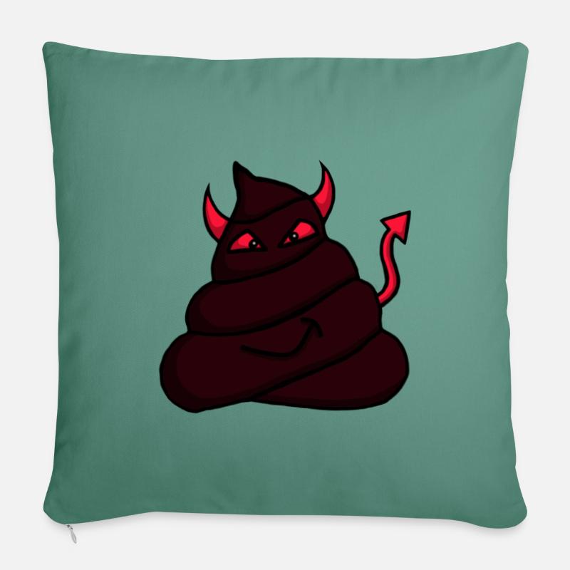 Devil-Heap-Red Sofa pillow with filling 45cm x 45cm