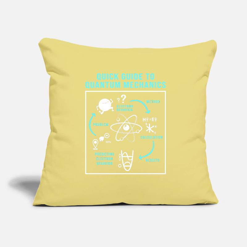 Physique quantique Physique quantique Saut quantique Coussin et housse de 45 x 45 cm
