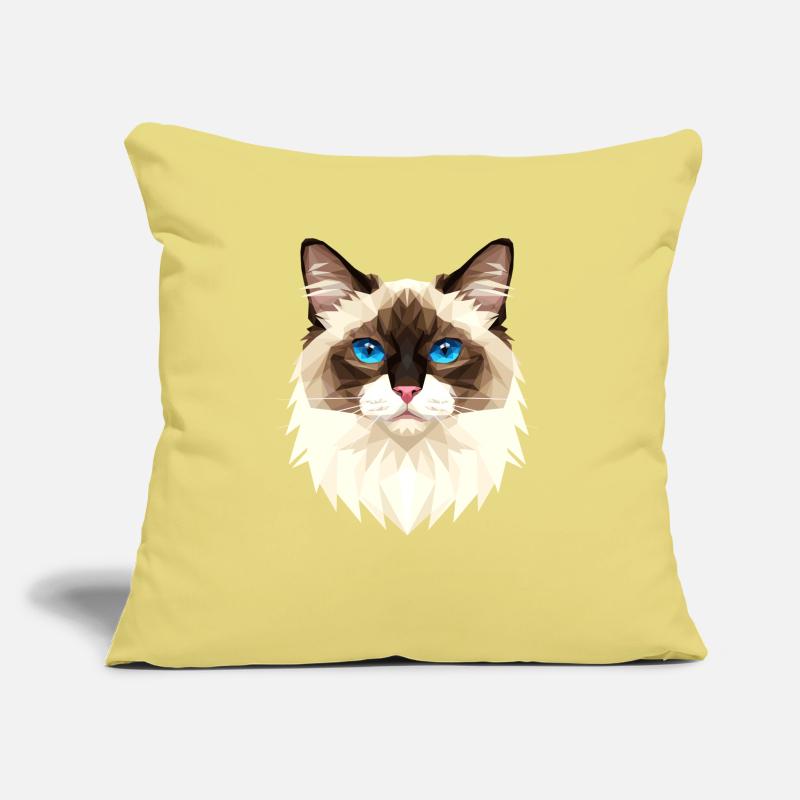 Chat Birman Chat Birman Sacré Chat Birman Mignons Chats Birman Coussin et housse de 45 x 45 cm