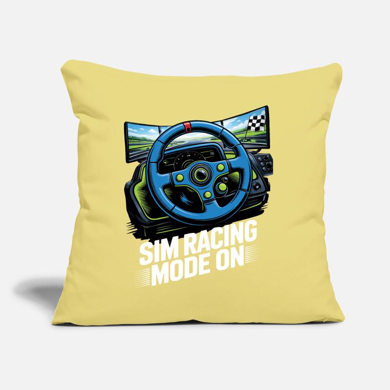 Mod de simulation de course Coussin et housse de 45 x 45 cm