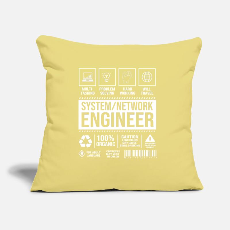 Network Computer Scientist Programmer Admin Sofa pillow with filling 45cm x 45cm