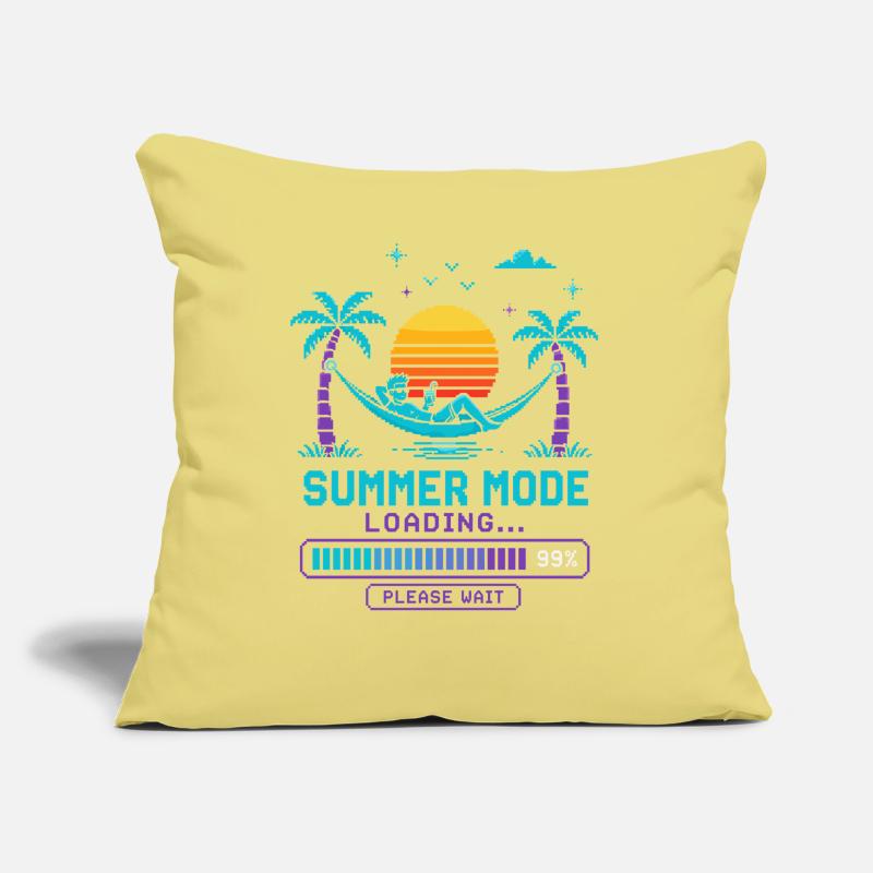 Summer Mode Loading: Sunset Sofa pillow with filling 45cm x 45cm