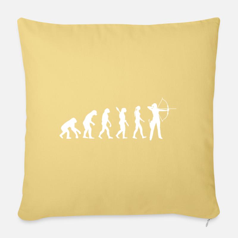Evolution Archerette WH - Sofakissen mit Füllung 45 x 45 cm - Hellgelb