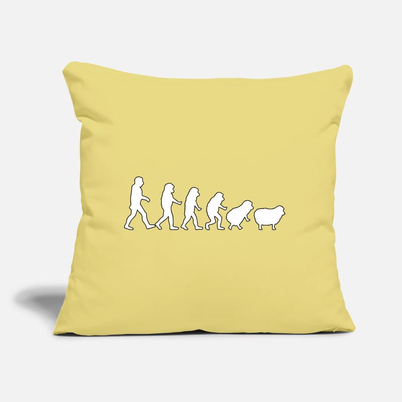 Evolution zum Schaf: Herdendenkweise Sofakissen mit Füllung 45 x 45 cm