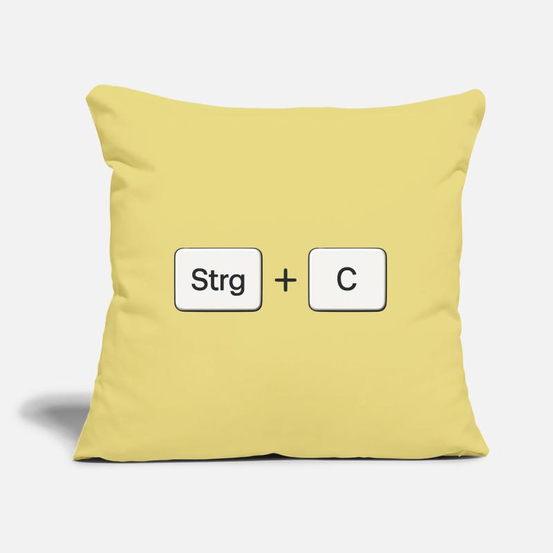 Key Combination Copy Ctrl + C Sofa pillow with filling 45cm x 45cm