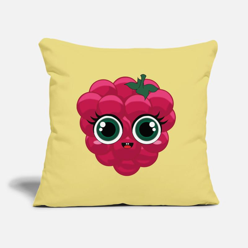 Ruby Raspberry Sofa pillow with filling 45cm x 45cm