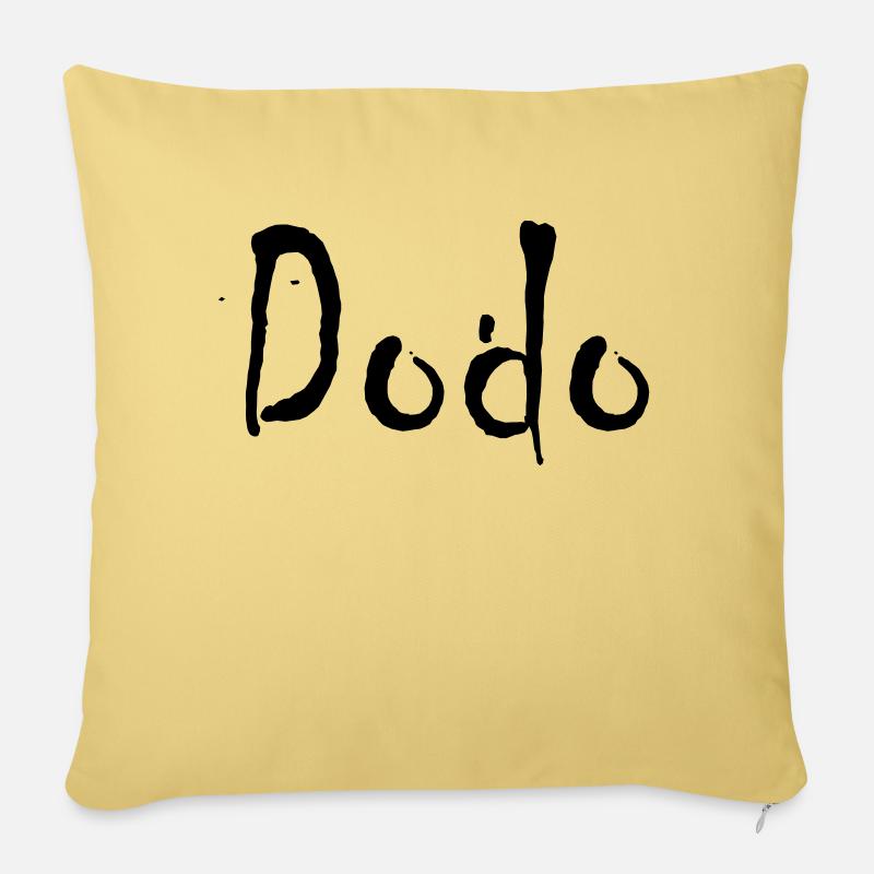 dodo - Sofakissen mit Füllung 45 x 45 cm - Hellgelb