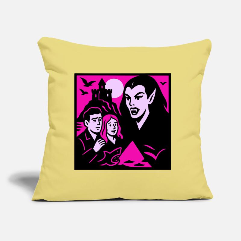 Comtesse vampire Coussin et housse de 45 x 45 cm