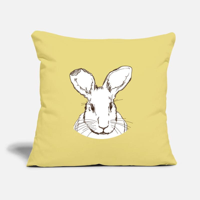Rabbit Sofa pillow with filling 45cm x 45cm