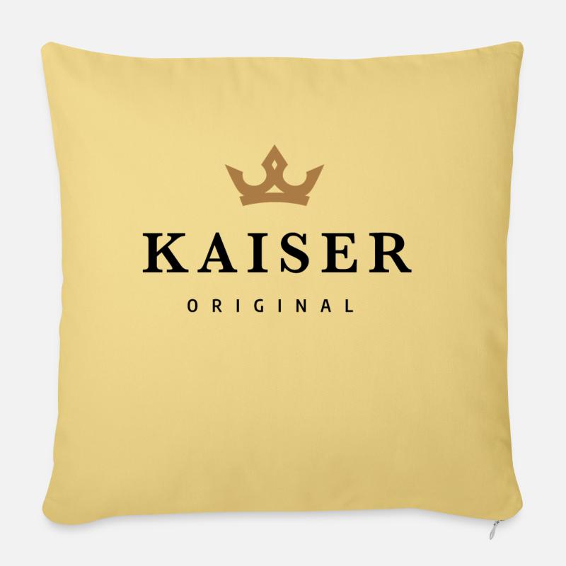 Kaiser - Sofakissen mit Füllung 45 x 45 cm - Hellgelb