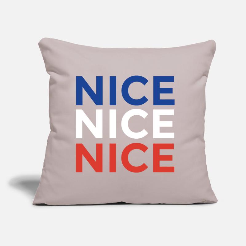 Nice Nice Nice : le souvenir authentique de Nice Coussin et housse de 45 x 45 cm