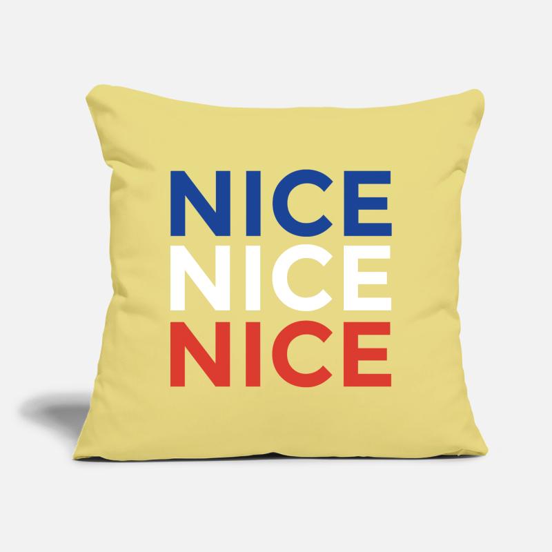 Nice Nice Nice : le souvenir authentique de Nice Coussin et housse de 45 x 45 cm
