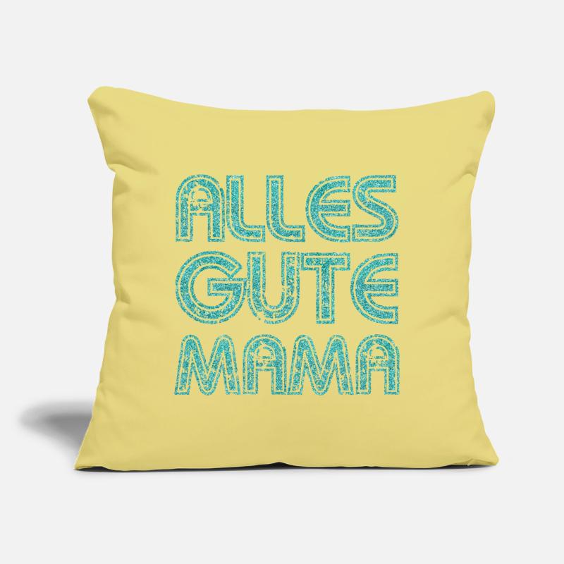 ALLES GUTE MAMA - MUTTERTAG - GEBURTSTAG MUTTER Sofakissen mit Füllung 45 x 45 cm