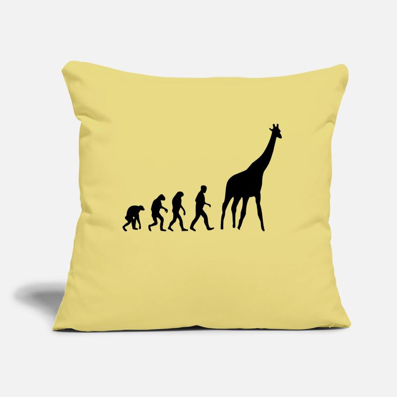 giraffe evolution Sofa pillow with filling 45cm x 45cm