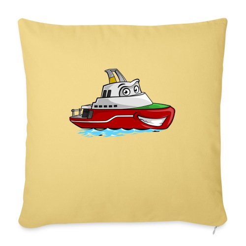 Boaty McBoatface - Sofa pillow with filling 45cm x 45cm