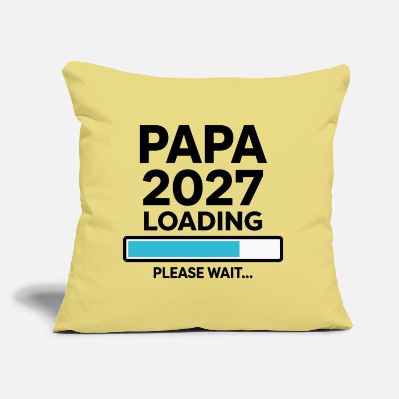 Daddy-to-be 2027 Loading Sofa pillow with filling 45cm x 45cm