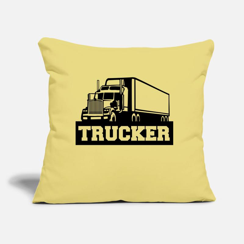 trucker_t1 Coussin et housse de 45 x 45 cm