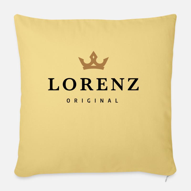 Lorenz - Sofakissen mit Füllung 45 x 45 cm - Hellgelb